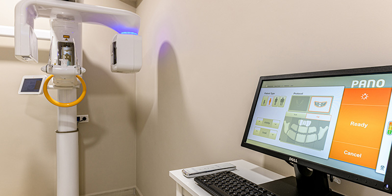 genaue Diagnose durch Röntgen